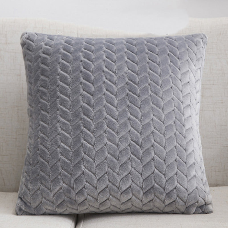 Flannel Solid Color Pillow