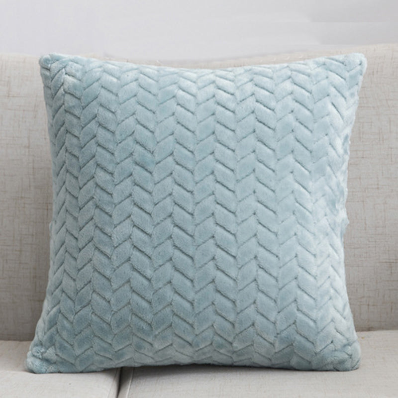 Flannel Solid Color Pillow