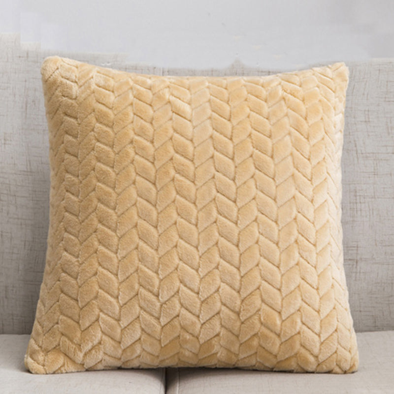 Flannel Solid Color Pillow