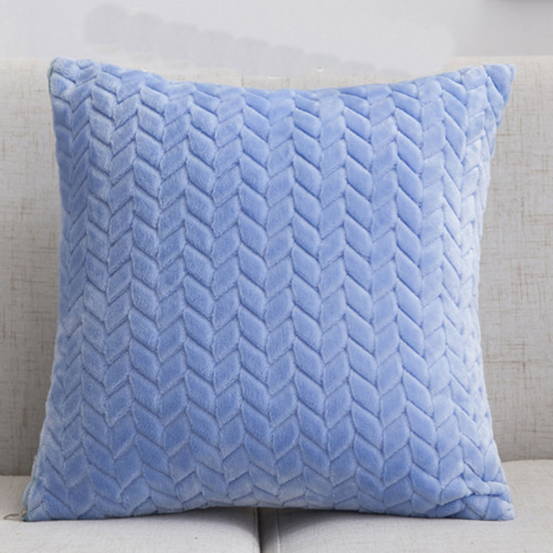 Flannel Solid Color Pillow