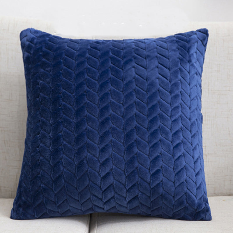 Flannel Solid Color Pillow