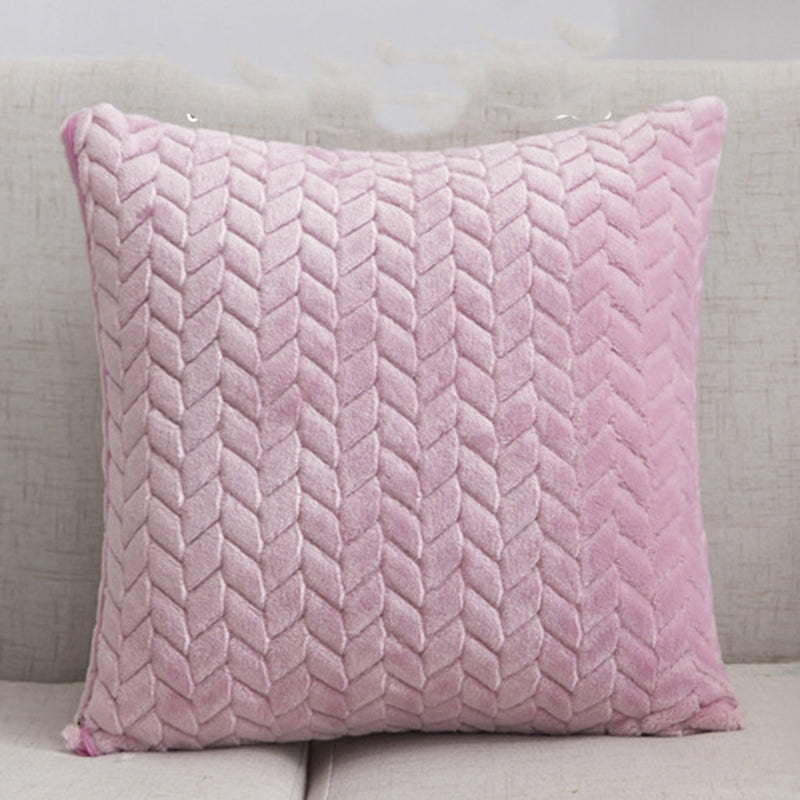 Flannel Solid Color Pillow