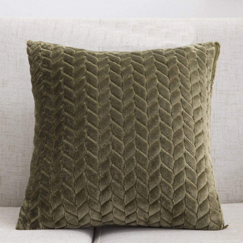 Flannel Solid Color Pillow