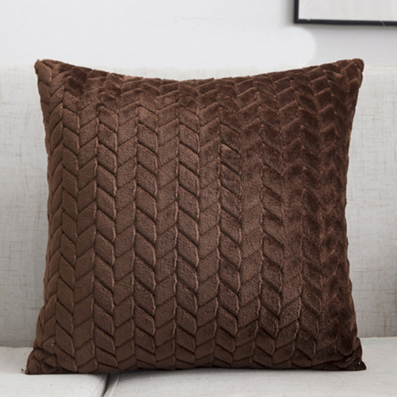 Flannel Solid Color Pillow