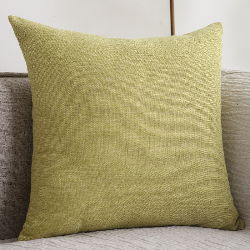Plain Cotton Linen Pillow