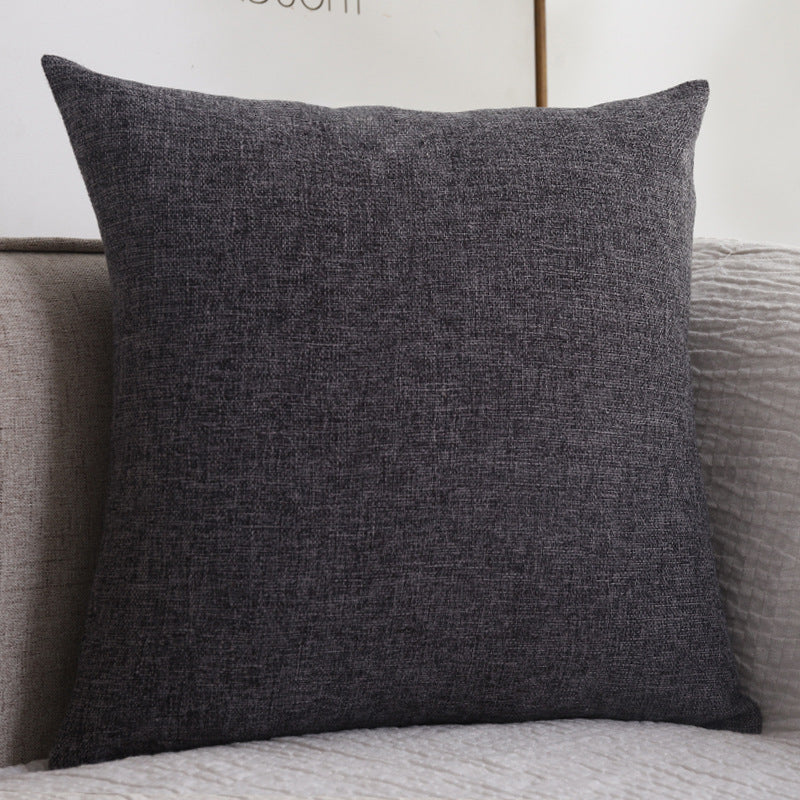 Plain Cotton Linen Pillow