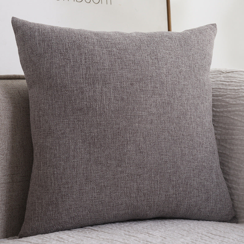 Plain Cotton Linen Pillow