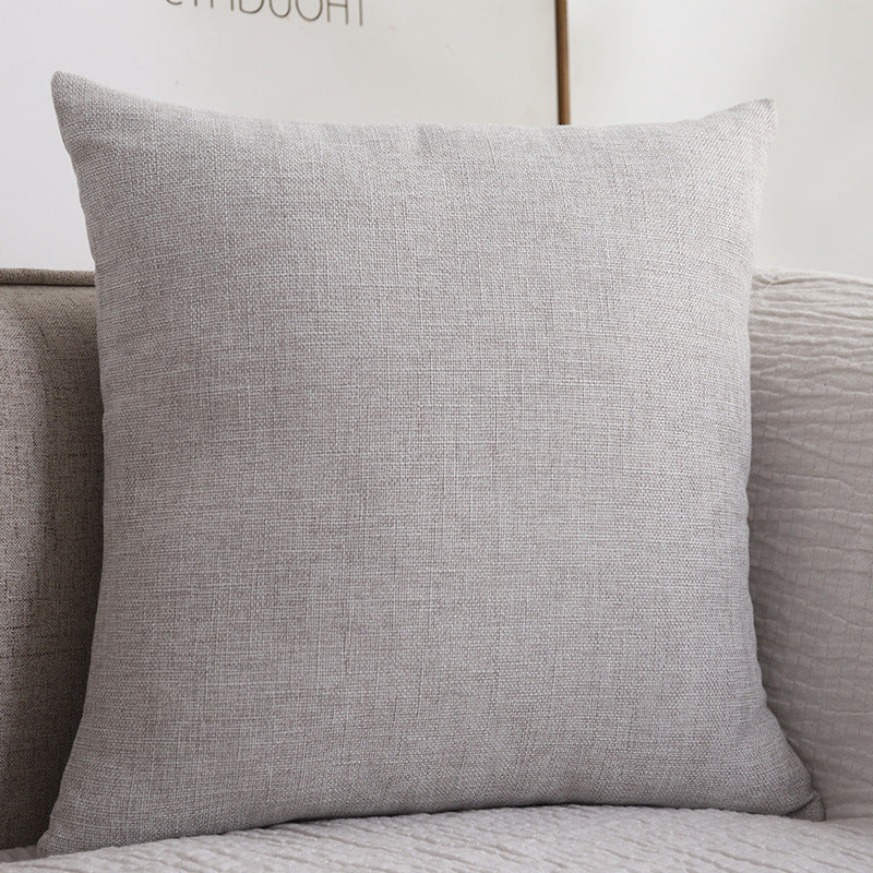 Plain Cotton Linen Pillow
