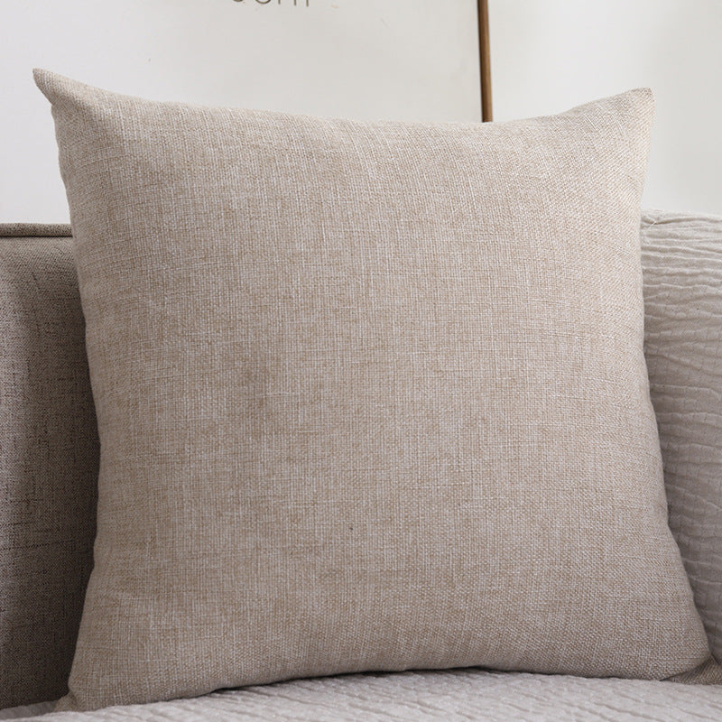 Plain Cotton Linen Pillow