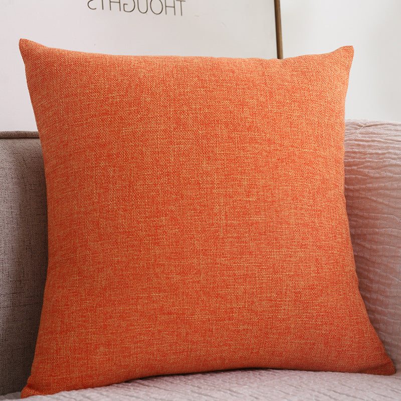 Plain Cotton Linen Pillow